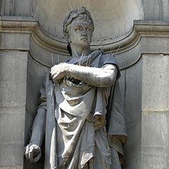 Statue de François Joseph Talma, tragédien - © Norbert Pousseur