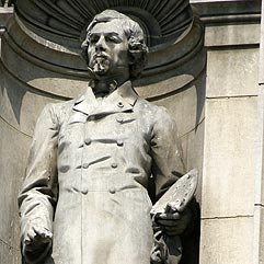 Statue d'Eugène Delacroix, peintre - © Norbert Pousseur