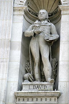 Statue de Louis David, peintre - © Norbert Pousseur