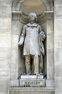 Statue de Jules Michelet, historien - © Norbert Pousseur