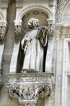 Statue d'Étienne Boileau (ou Boyleau), prévôt de Paris - © Norbert Pousseur
