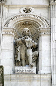 Statue de François Mansard (ou Mansart), architecte - © Norbert Pousseur