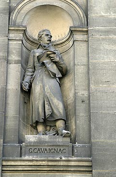 Statue de Godefroy Cavaignac, chef du parti démocratique - © Norbert Pousseur