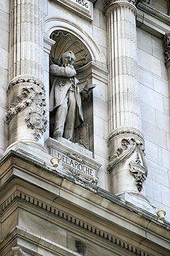 Statue d'Hippolyte Paul Delaroche, peintre - © Norbert Pousseur