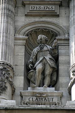 Statue d'Alexis Claude Clairaut, mathématicien et astronome - © Norbert Pousseur