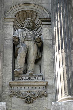 Statue de Charles François Daubigny, peintre et aquafortiste - © Norbert Pousseur