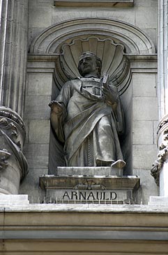 Statue d'Antoine Arnauld, théologien et docteur en Sorbonne - © Norbert Pousseur