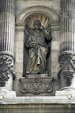 Statue d'Antoine Isaac Silvestre de Sacy, orientaliste - © Norbert Pousseur