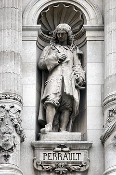Statue de Charles Perrault, littérateur et poète - © Norbert Pousseur