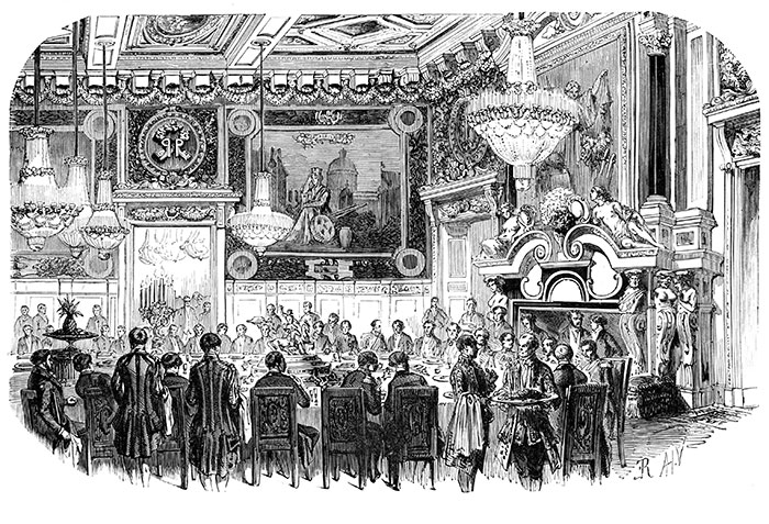 Salon de l'horloge de l'Hôtel de ville de Paris - reproduction © Norbert Pousseur