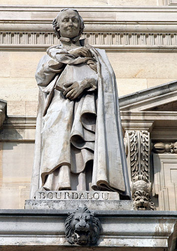 Louis Bourdaloue - Prédicateur - 1632 / 1704 - Sculpture de la cour Napoléon du Louvre - © Norbert Pousseur