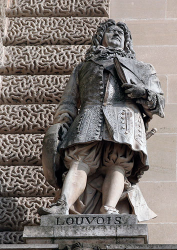 Joseph Jérôme Lefrançois de Lalande - Astronome - 1732 / 1807 - Sculpture de la cour Napoléon du Louvre - © Norbert Pousseur