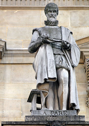 Denis Papin - Physicien - 1647 / 1714 - Sculpture de la cour Napoléon du Louvre - © Norbert Pousseur