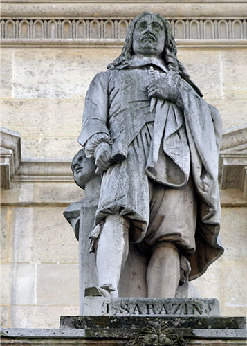 Jacques Sarazin (ou Sarrazin) - Sculpteur - 1592 / 1660 - Sculpture de la cour Napoléon du Louvre - © Norbert Pousseur