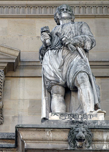 Pierre Puget - Sculpteur - 1620 / 1694 - Sculpture de la cour Napoléon du Louvre - © Norbert Pousseur