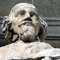 Mathieu Molé - seigneur de Lassy - 1584 / 1656 - Sculpture de la cour Napoléon du Louvre - © Norbert Pousseur