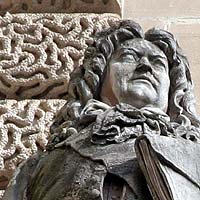 Joseph Jérôme Lefrançois de Lalande - Astronome - 1732 / 1807 - Sculpture de la cour Napoléon du Louvre - © Norbert Pousseur