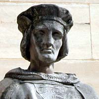 Jean de Joinville - Sénéchal et historien - 1224 / 1317 - Sculpture de la cour Napoléon du Louvre - © Norbert Pousseur