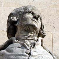 André Modeste Grétry - musicien liégeois - 1741 / 1813 - Sculpture de la cour Napoléon du Louvre- © Norbert Pousseur