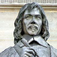 René Descartes - Philosophe - 1596 / 1650 - Sculpture de la cour Napoléon du Louvre - © Norbert Pousseur