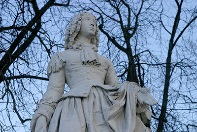 Anne Marie Louise d'Orléans, duchesse de Montpensier - Sculpture des reines du jardin du Luxembourg - © Norbert Pousseur